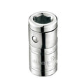 1pcs 1/4" Square Drive To 1/4" Hex Shank Socket Bits Converter Quick Release Screwdriver Holder Impact Socket Conversion Adapter Qme silver