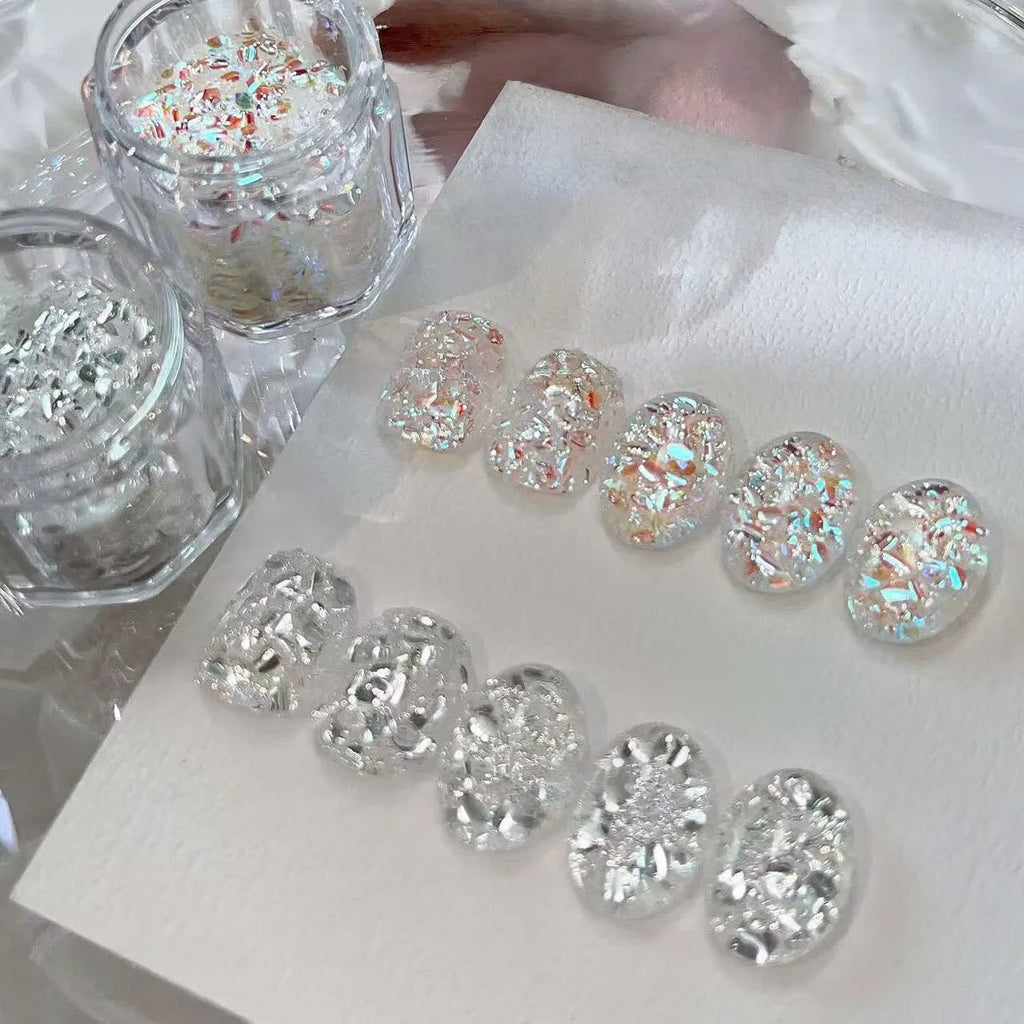 White Internet Celebrity Hot-selling Light Chasing Flash Nail Art Qme