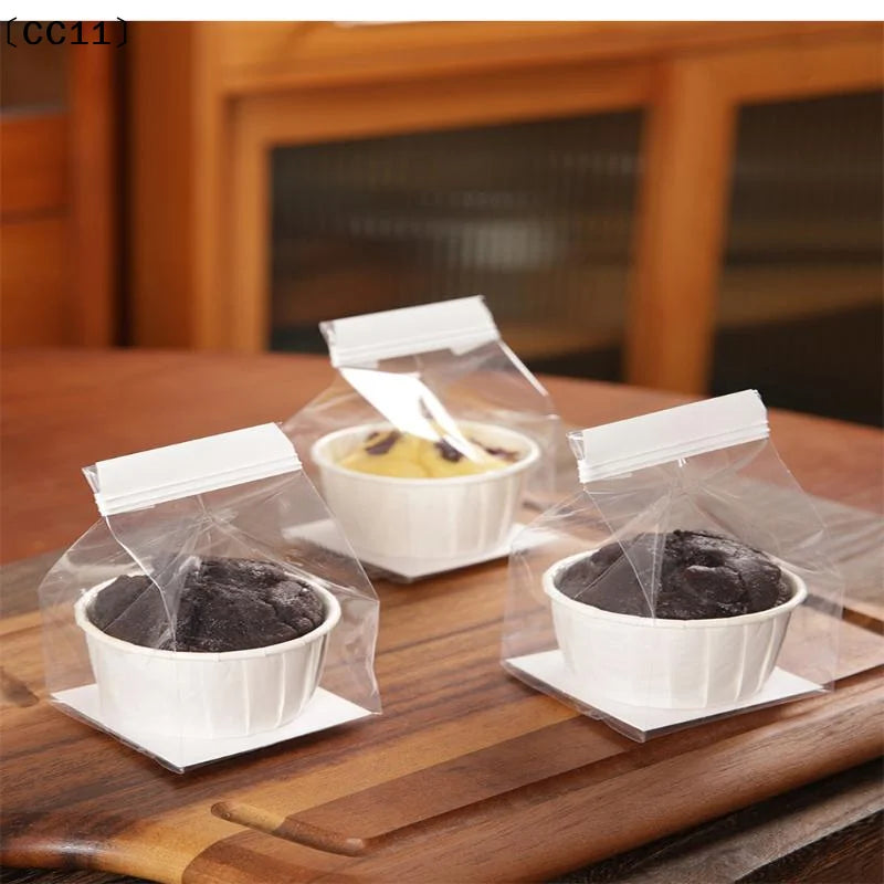 Butter Egg-tart Packaging Bags Pudding Muffin Cake Independent Pouch Qme