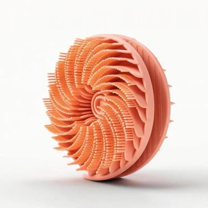 Soft Silicone Body Scrubber Gentle Exfoliating Shower Brush Scalp Qme E 1