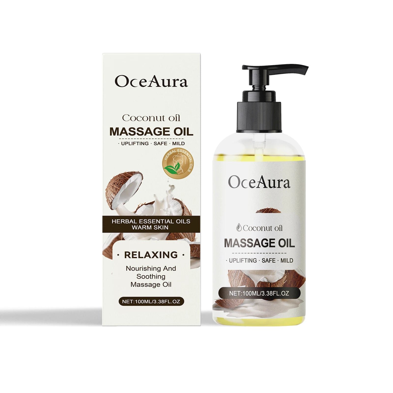 Hydrating Coconut Oil Deep Nourishing Smooth Skin Improve Dry Rough Mood Relax Body Oil Frankincense Essential Oil For Massage Qme Coconut Oil