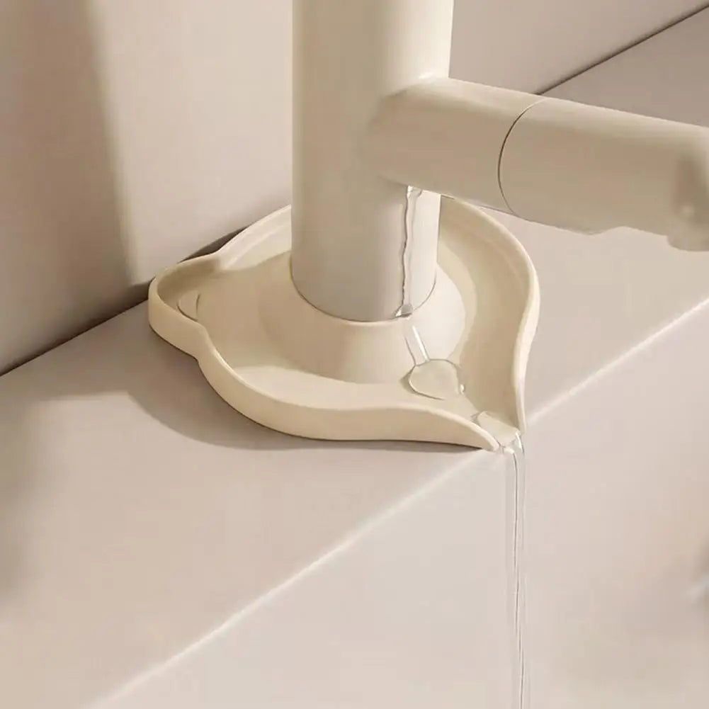 Silicone Faucet Mat Kitchen Sink Splash Guard Draining Pad Behind Qme