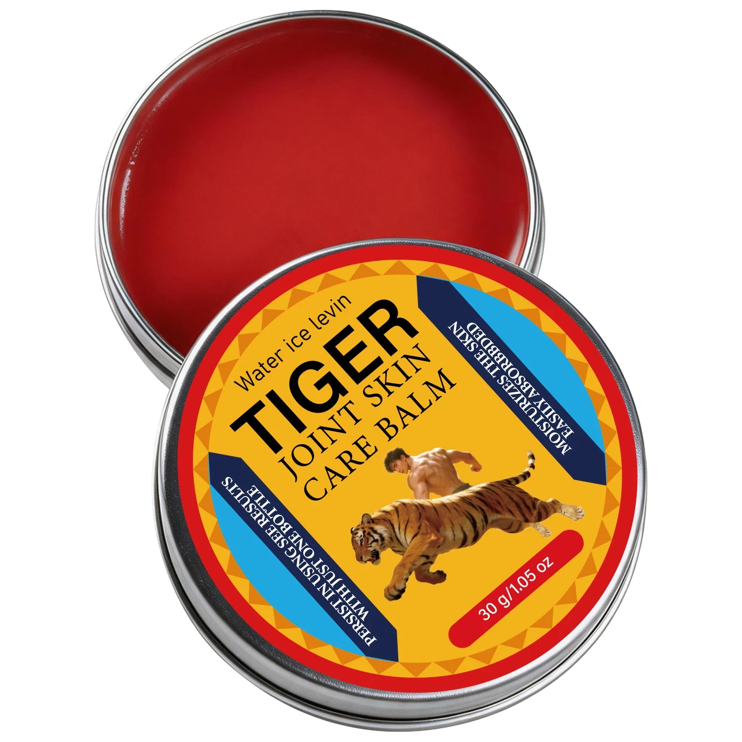 Easily Absorbed Tiger Joint Skin Balm Infused Bee Venom Collagen NMN Daily Moisturizing Body Cream Qme Red 30g