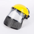 Garden Grass Trimmer Weed Wacker Safety Helmet Hat Full Face Mesh Qme YW