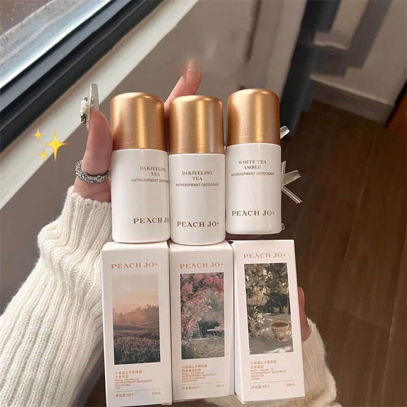 White Tea Long-lasting Deodorant Light Fragrance Antiperspirant Roll-on Perfume Stop Sweating Eliminate Odor Armpit Freshener Qme