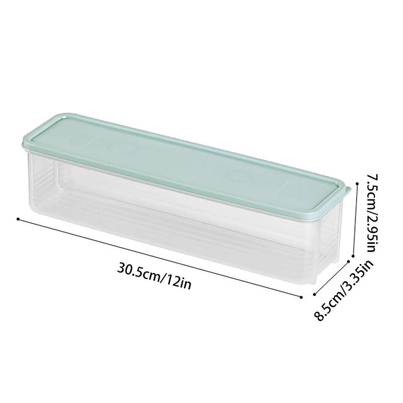 Long Rectangular Box Airtight Plastic Food Storage Containerswith Qme