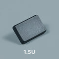 Chocfox 10PCS CFX Low Profile PBT Keycaps For Kailh Choc Switch Mechanical Keyboard Blind key/1/1.25/1.5/1.75/2/2.25u Keycaps Qme Black 1.5U