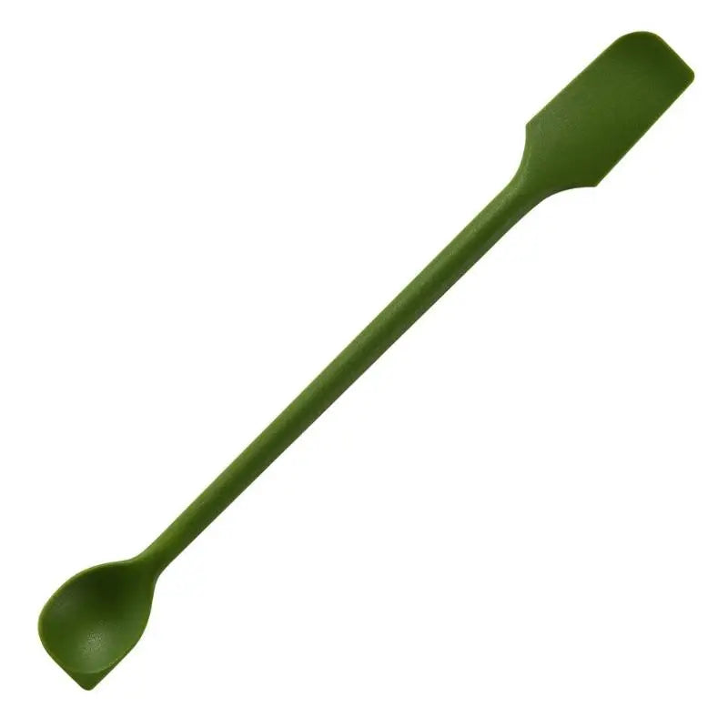Silicone Small Spoon Jam Heat Resistant Easy Clean Non-stick Rice Qme Green