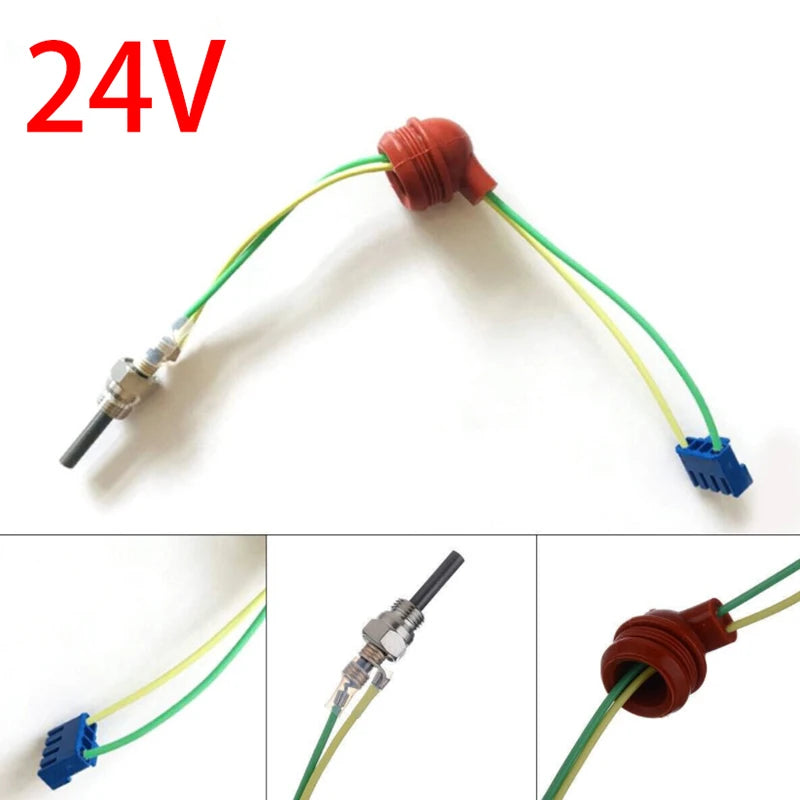 12V 24V Webasto Heater Glow Plug Candle Cerami Pin Wrench Diesel Qme 24V