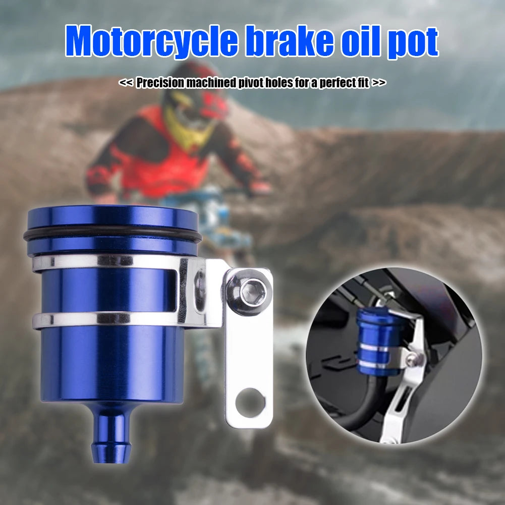 Aluminum Alloy Rear Front Clutch Tank Oil Fluid Cup Motorcycle Brake Cylinder Fluid Reservoir Motorcycle Clutch Tank Cylinder Qme