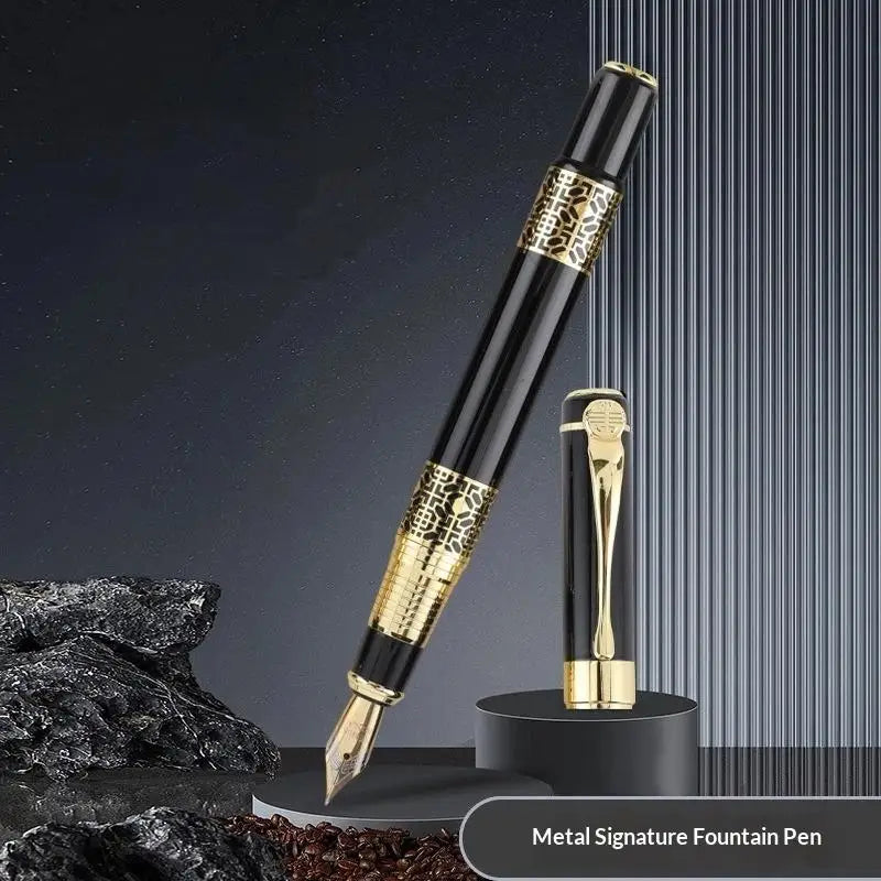 Smooth Writing Grain Fountain Pen Classic Texture Office School Qme