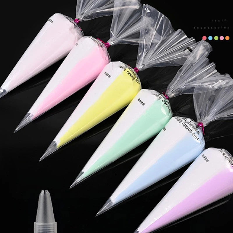 100g Two Color Whipped Cream Glue Diy Phone Case Materials Fake Cream Clay Glue with Nozzle Jewelry Making Qme