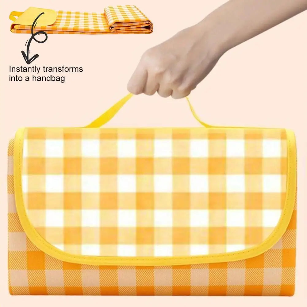 Foldable Picnic Matoutdoor Blanket Sandproof Extra Large Beach Qme