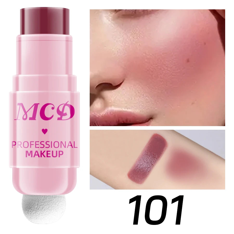 6Colors Makeup Blush Stick Lip Tinted Cooling Water Jelly Tint Qme 101