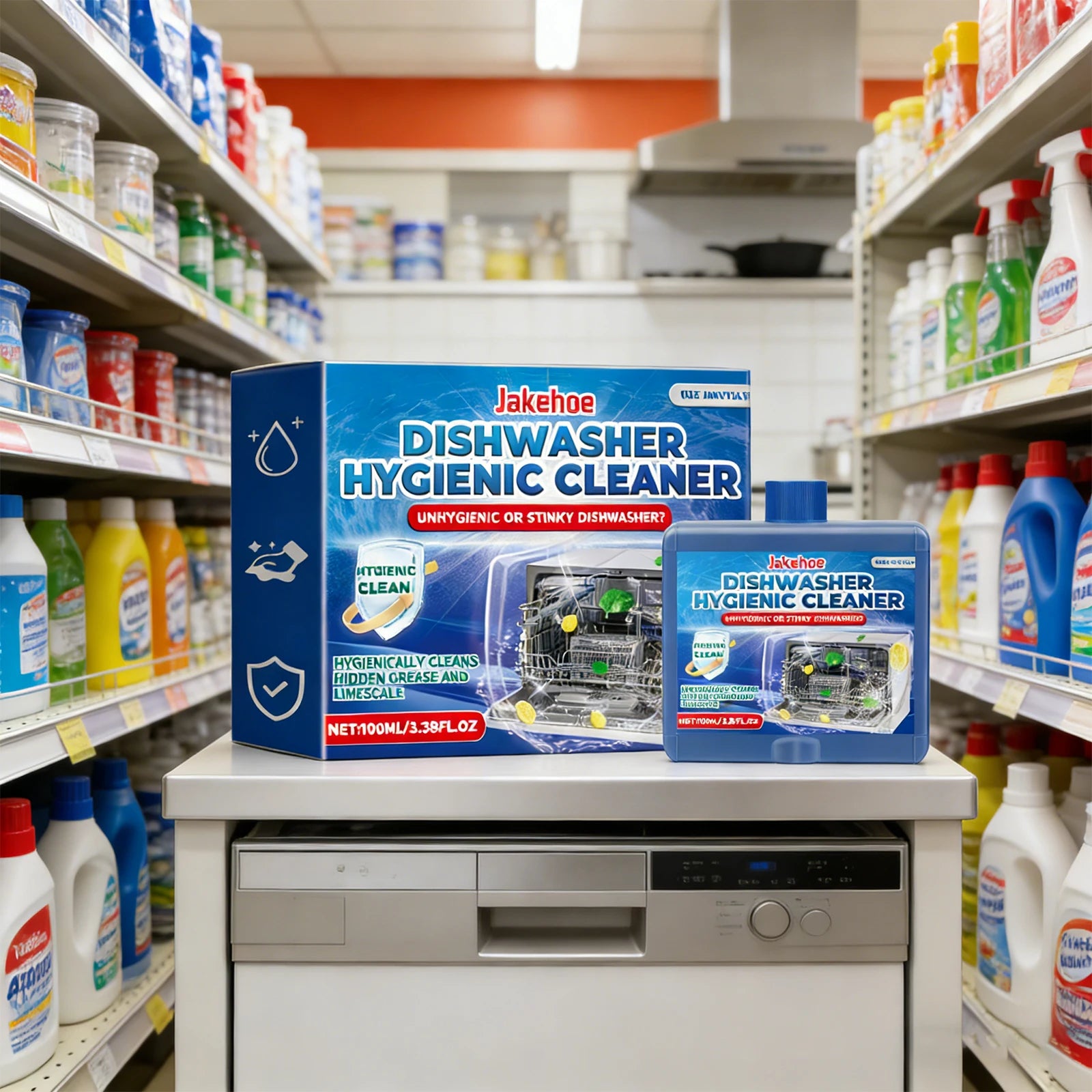 Dishwasher Cleaner Quickly Decompose Food Residue Remove Scale Eliminate Odor Reduce Bacterial Growth Home Dishwashing Detergent Qme