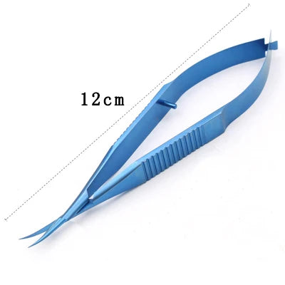 Ophthalmic Surgery Scissors Flat Handle Eye Micro Stainless Steel Qme