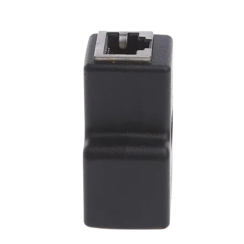 10pcs RJ45 8P8C Network Splitter Adapter for IPTV Broadband Dual Port Ethernet Cable Connector PC Ethernet Splitter Qme