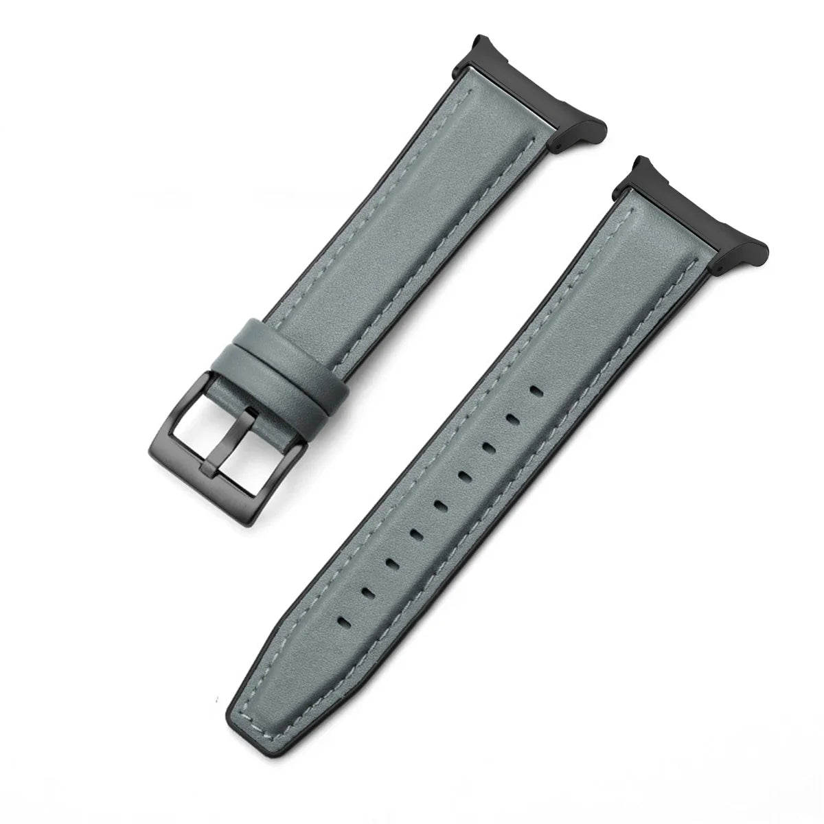 Leather Silicone Hybrid strap for Samsung Galaxy Watch 7 Ultra Smartwatch Band for Galaxy Watch Ultra 47mm Bracelet Belt strap Qme HB Galaxy 7 Ultra 47mm