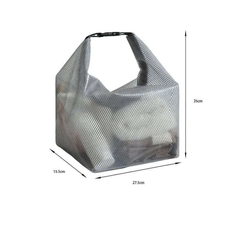Travel Makeup Storage Bag Large Capacity Waterproof Hand-held Qme GRAY S