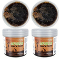 2 Pack GZE African Black Soap 3-in-1 Face, Hair, and Body Cleanser - Deeply Cleanses and Moisturizes Skin and Hair - Handmade Qme African Black Soap African Black Soap