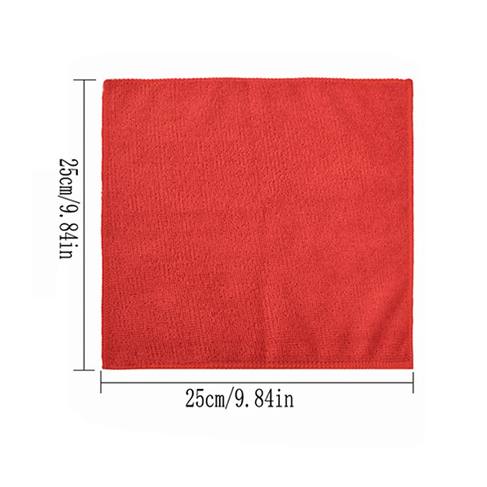 Microfiber Cleaning Cloth Random Dishwashing Household Rag Kitchen Qme
