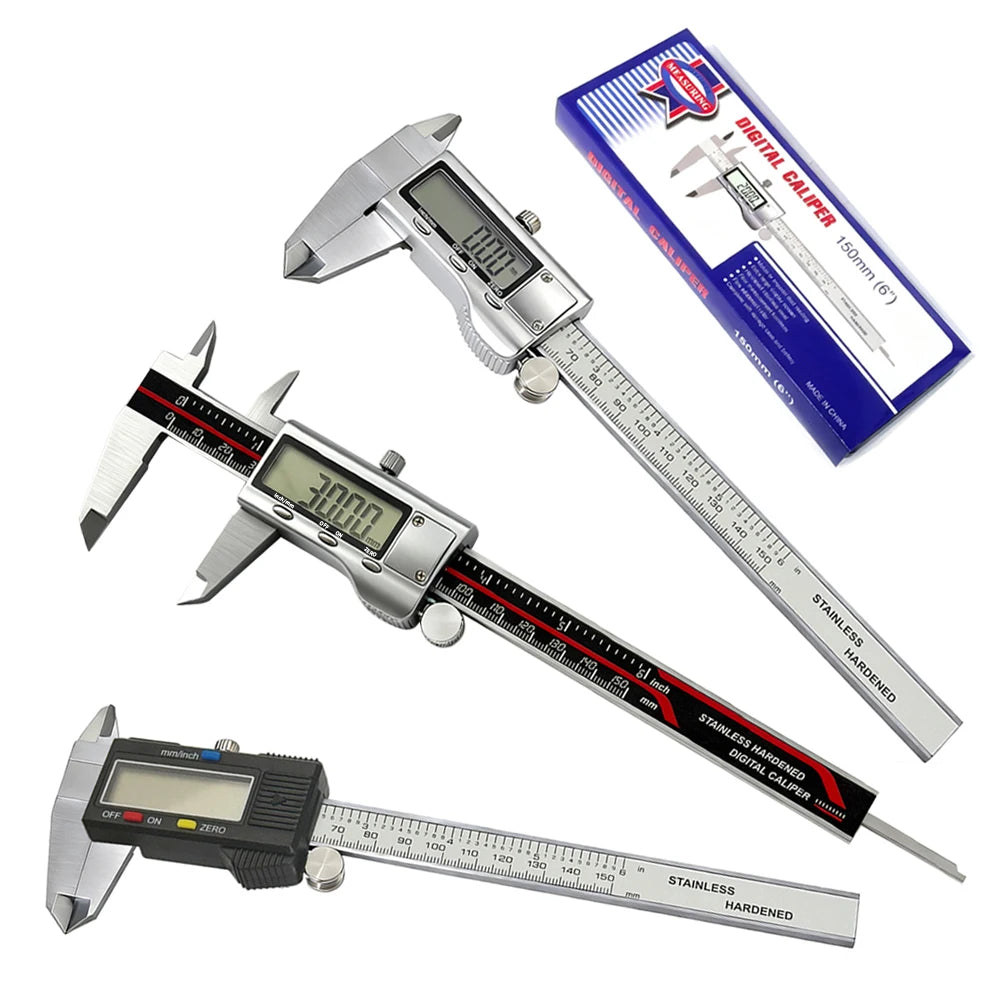 Metal Caliper Digital Pachometer Professional Vernier Caliber Qme