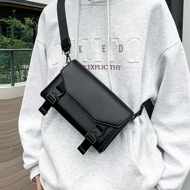 Trendy Crossbody Bag Flap Phone Purse Lock Closure Messenger High-end Qme