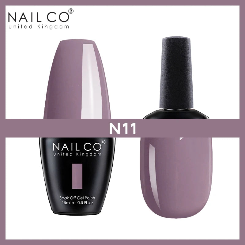 NAILCO Nude Nails Gel Nail Polish UV LED Semi-permant Varnish Hybrid