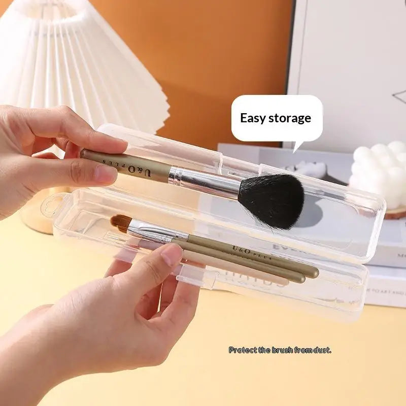 Storage Container Toothbrush Box Transparent Organizer Case Travel Qme