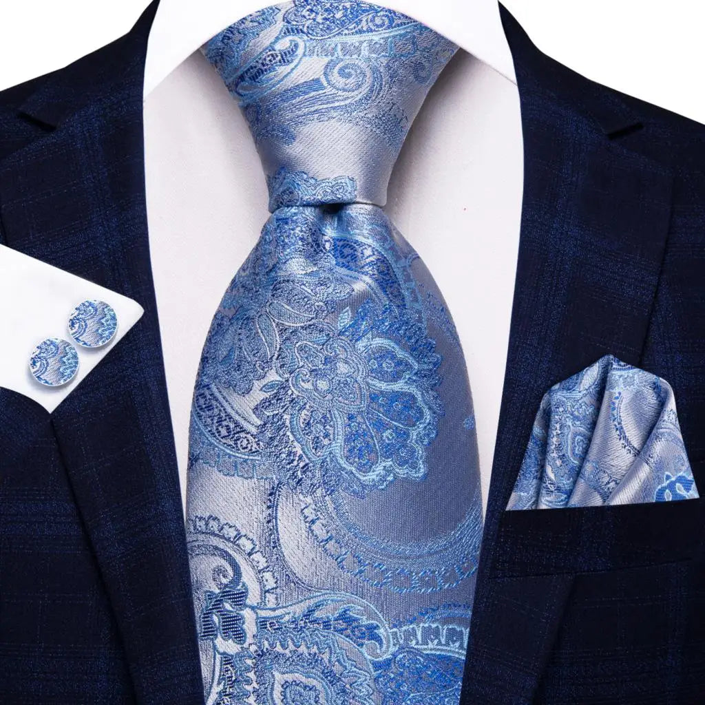 Designer Elegant Mens Ties Gentlemen Purple Novelty Luxury Men Qme 3448