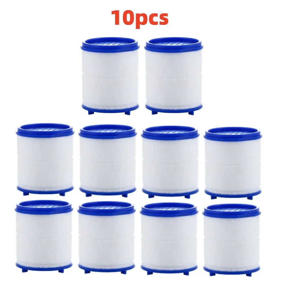 100PCS Faucet Filter Elements Water Purifier Filter For Shower PP Cotton Filtration For Kitchen Remove Chlorine Heavy Metals Qme 10 filter elements