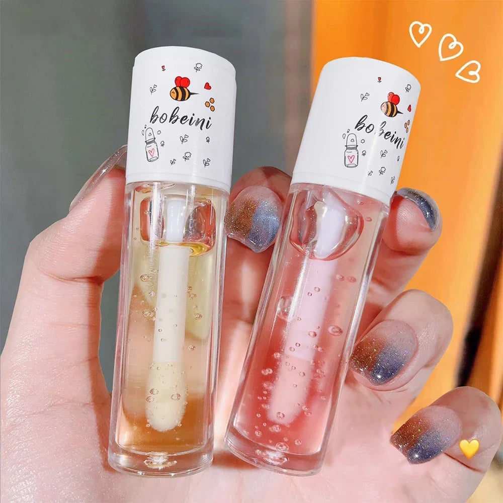 Honey Lip Oil Water Light Transparent Glass Moisturizing Lips Student Qme
