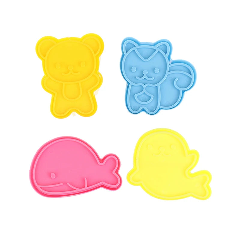 Mini Sandwich Cookie Cutter Dolphin Seal Squirrel Bear Cake Qme
