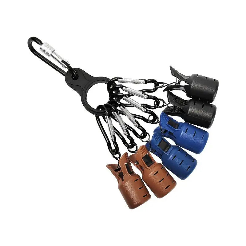 Fishing Lure Hook Cap Carabiner Anti-scratch Durable Multiple Colors Qme A4