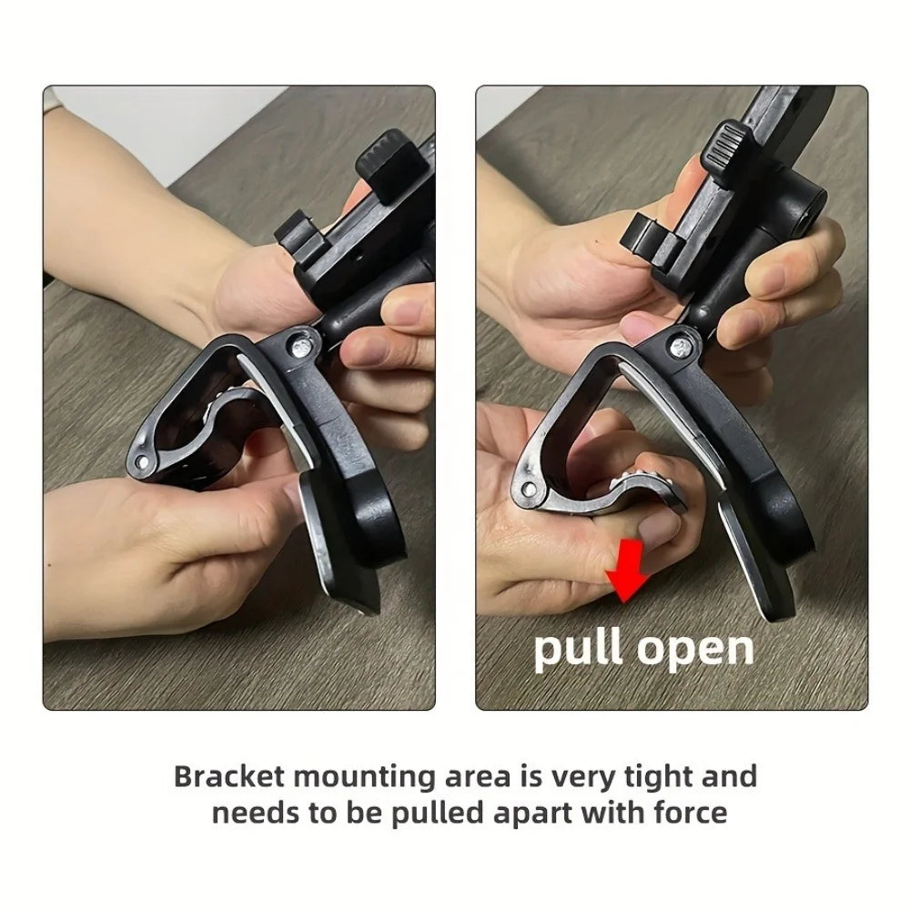 Multi-function Car Phone Holder Universal Navigation Dashboard GPS Mobile Phone Bracket Clip 360Degree Rotatable Car Accessories Qme