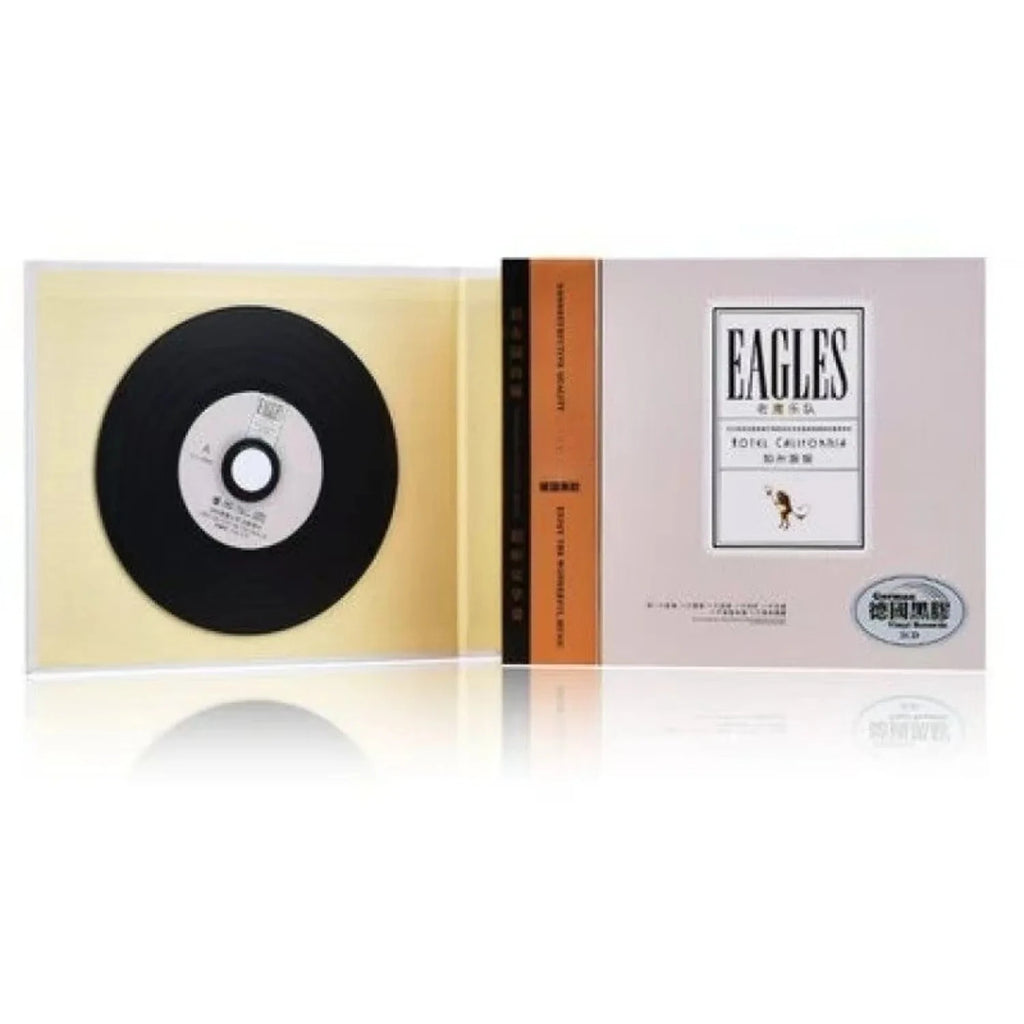Classic Western Rock CD Album, Minimalist Vintage Text Art Cover, High-Quality Pressing Ballad and Rhythm Multi-Track Collection Qme