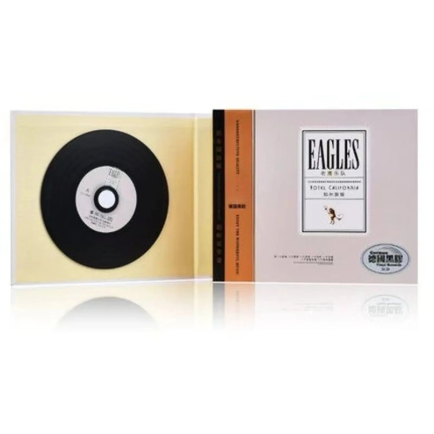 Classic Western Rock CD Album, Minimalist Vintage Text Art Cover, High-Quality Pressing Ballad and Rhythm Multi-Track Collection Qme