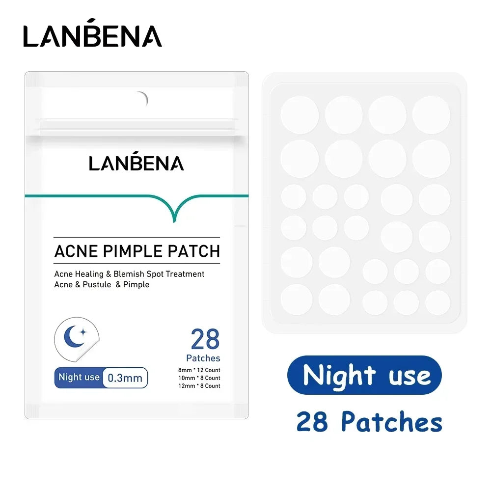 LANBENA Acne Pimple Patch 25pcs Daily Use Invisible Acne Stickers Blemish Treatment Acne Concealer Makeup Qme