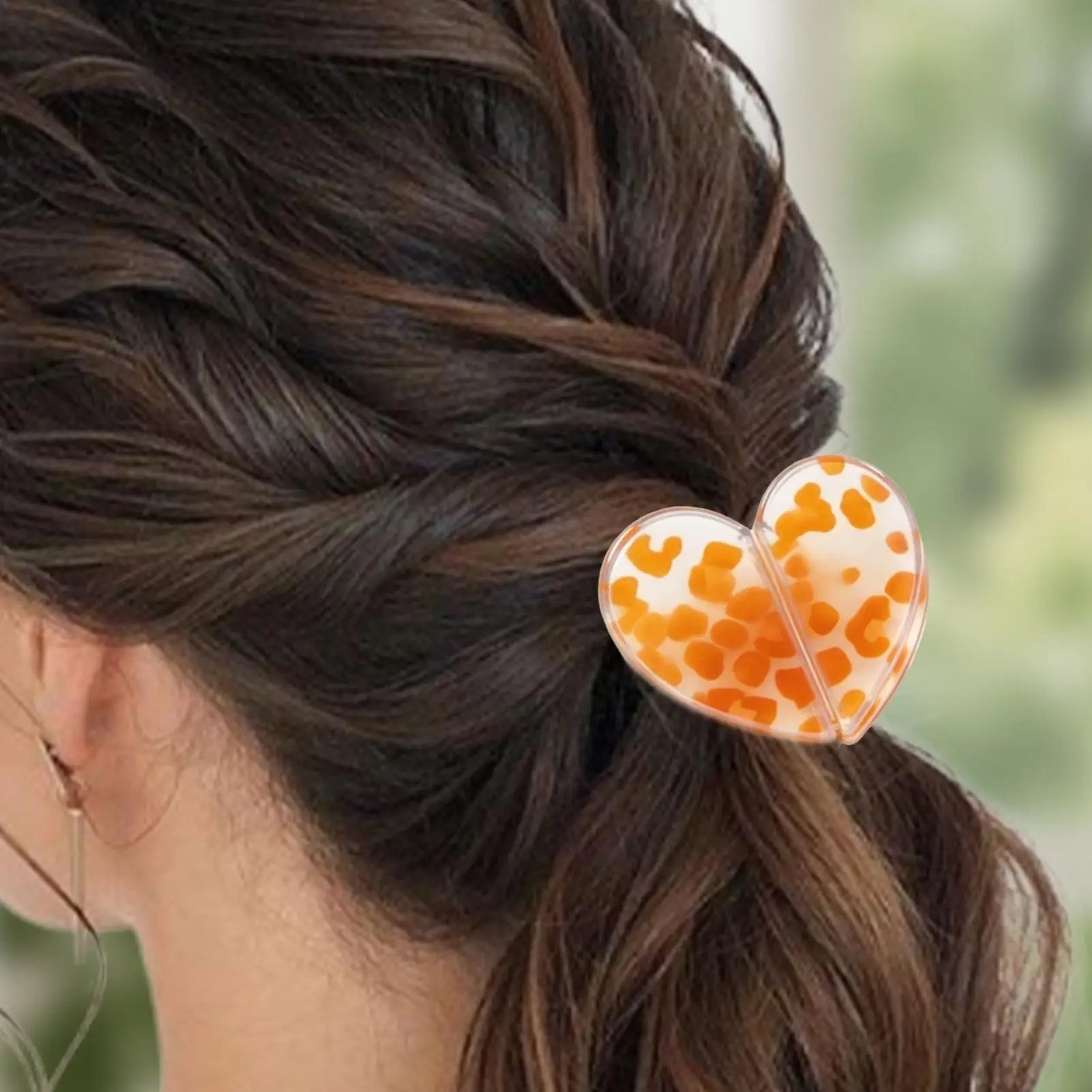 Smart Magnetic Hair Clip Heart-Shaped Non-Slip Styling Clips Ins Style Hair Accessories Strong Hold Magnetic Hairs Clip No Creas Qme