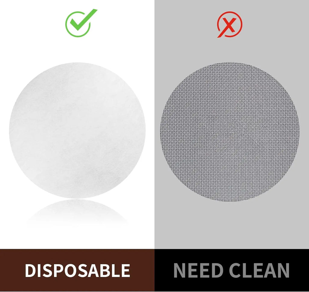 Coffee Paper Filter Unbleached Espresso Puck Screen Portafilter Qme