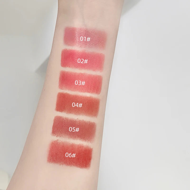 Lip Mud Kawaii Capybaras Velvet Nude Lipstick Matte Texture Silky Qme