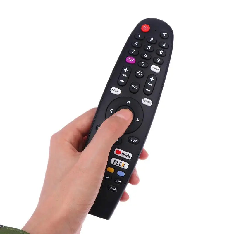 DIY Accessory Black Replacement Remote JTC TVs 50U39500 55U39550 Qme