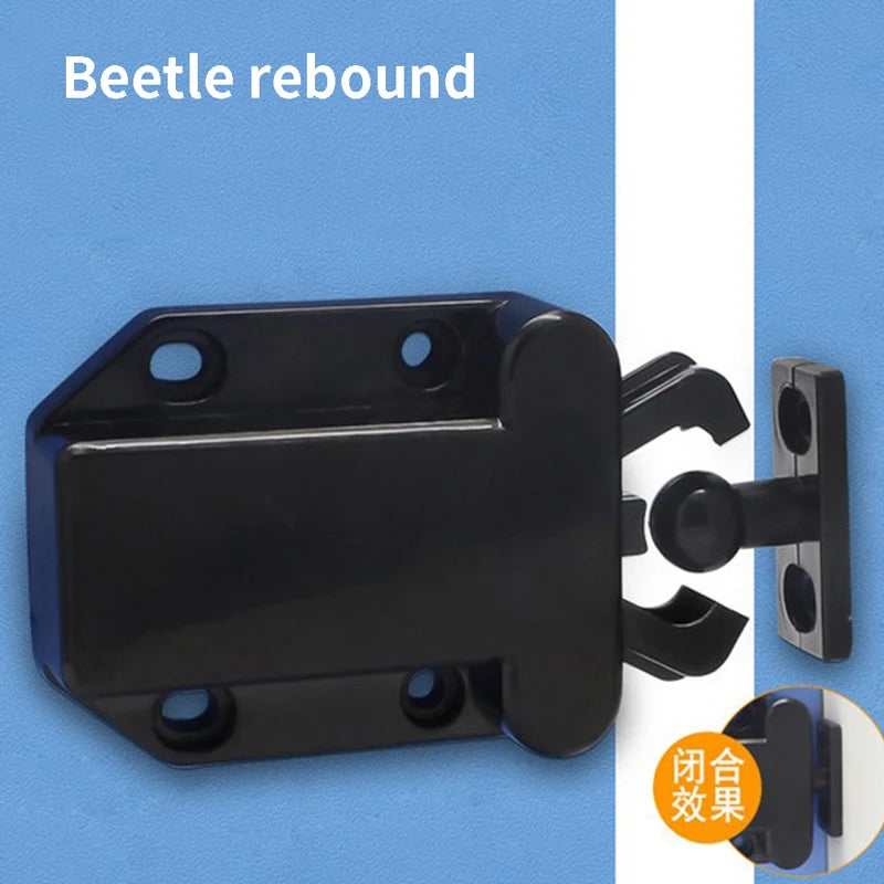 4 6 Push Open Door Catch Kitchen Cabinet Touch Latch Release Drawer Qme