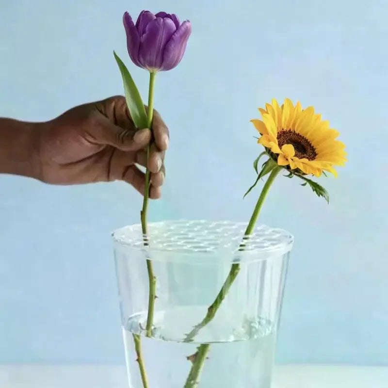 DIY Arrangement Holder Vase Grid Insert Reuseable Flower Arrangements Supplies Flower Arrangement Holder Plant Straw Fixation Qme