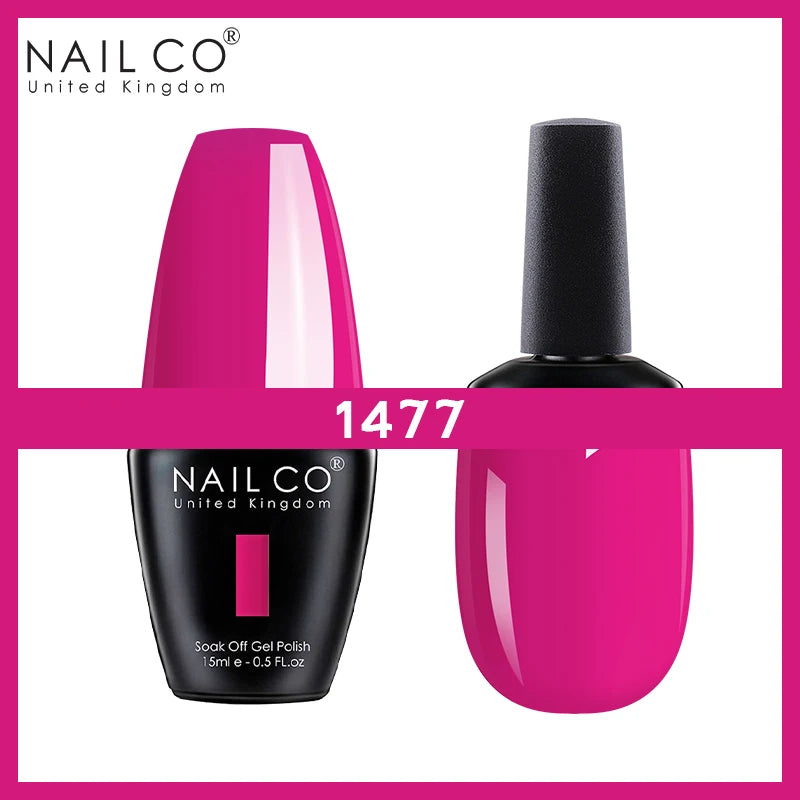 NAILCO Nude Nails Gel Nail Polish UV LED Semi-permant Varnish Hybrid