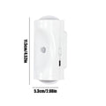 Wall Sconce Light 7-Color Rechargeable Magnetic Install Decoration Qme China Mainland White