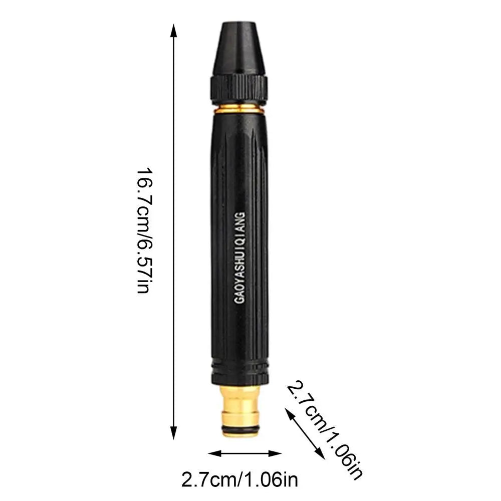 Car Wash Sprayer Leak-Proof Portable Washer Car Washing Garden Hose Sprayer for Outdoor Pathway Backyard Patio Driveway Garage Qme China Mainland Black