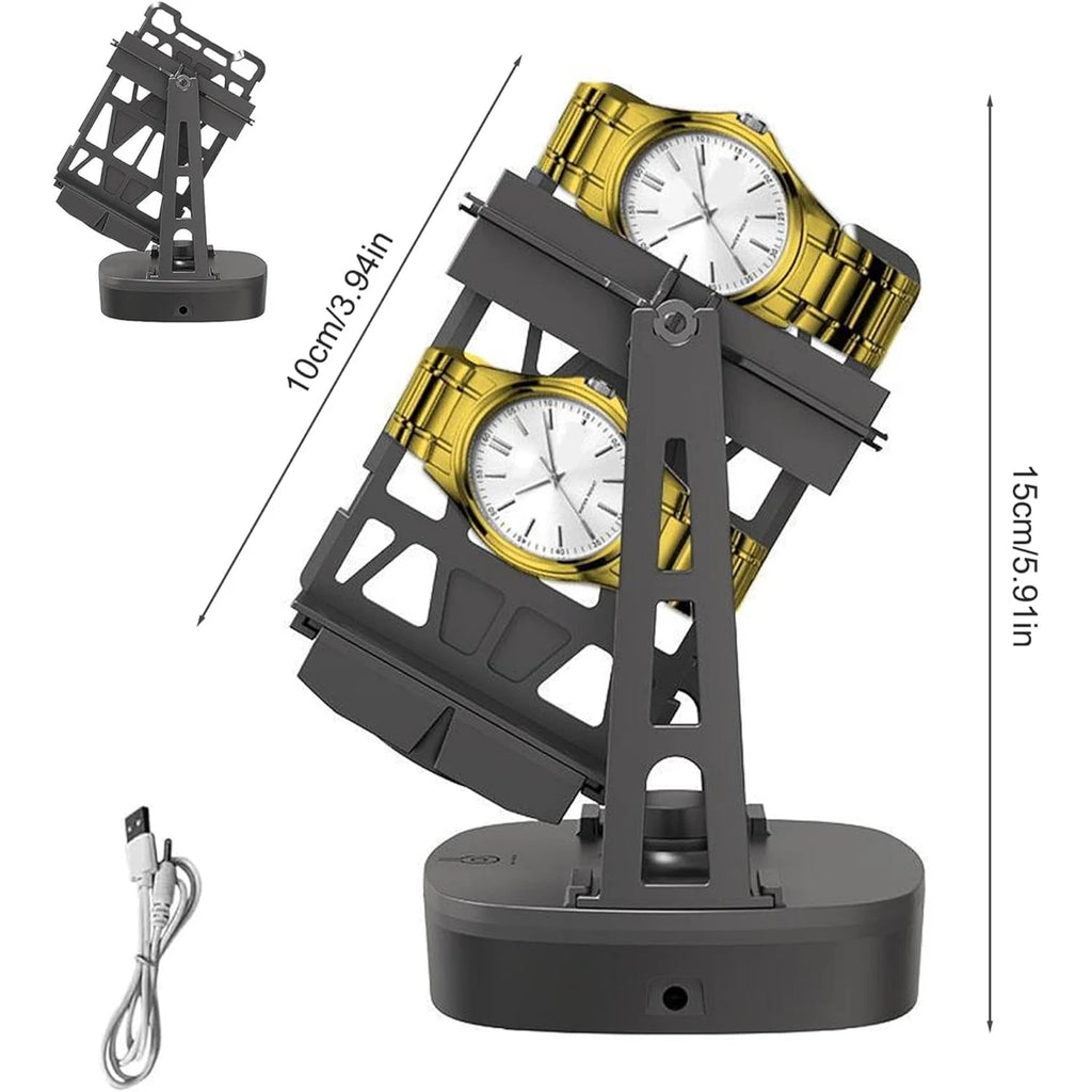 Automatic Watch Winder Self-Winding Device Watches Mechanical Rotomat Wind-Up Small Watch Shaker Mechanical Watch Winding Device Qme