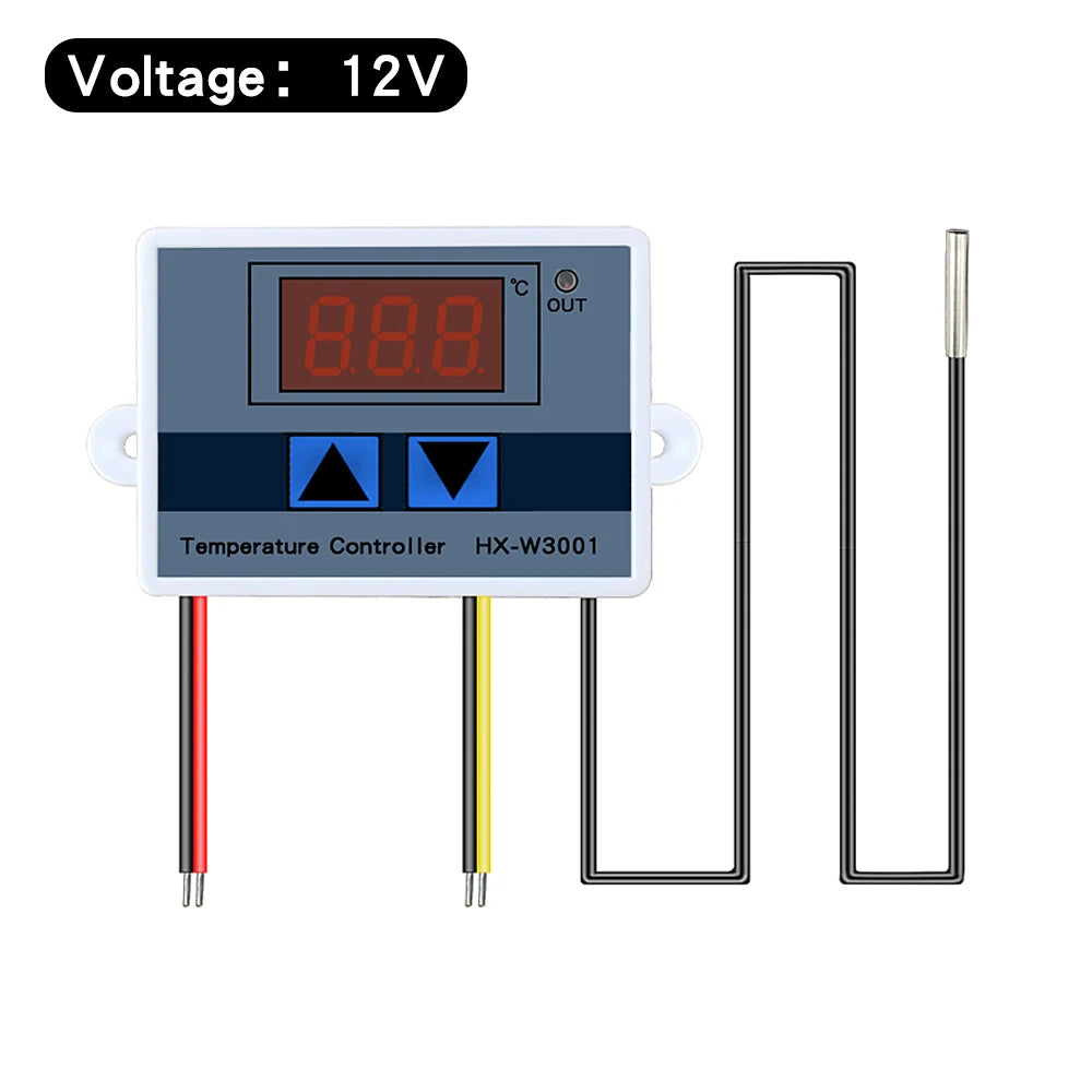 W3001 W3002 Digital Temperature Controller Thermostat Switch Qme W3001 12V