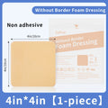 10cmx10cm Foam Non-adhesive Sterile Wound Dressing Bedsores Pad Patch Qme Default Title